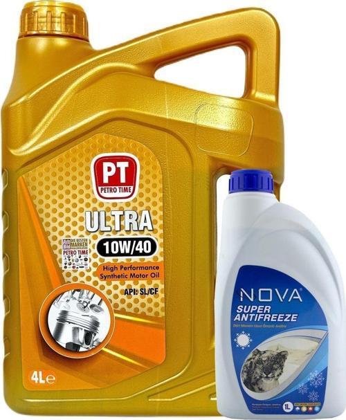 10W-40 4 Litre Motor Yağı -Benzin, Lpg, Dizel ( + 1,5 Lt Yeşil Antifriz )