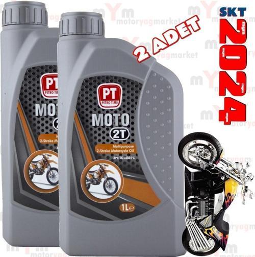 2T 2 Zamanlı 1 Litre Motosiklet Ve Motor Yağı (2 Adet)
