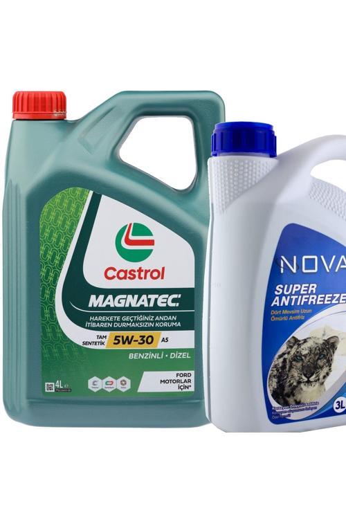 Magnatec A5 5W-30 Tam Sentetik Motor Yağı 4 Litre Yeşil Antifriz 3 L