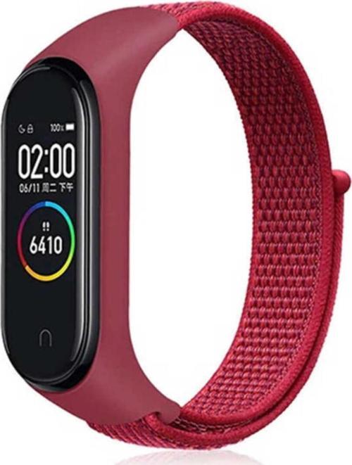 Xiaomi Mi Band 6 Uyumlu Hasır Örme Saat Kordon