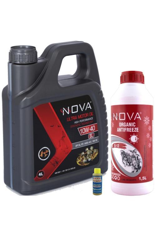 10W-40 4 Litre Motor Yağı Benzin, Lpg, Dizel +1.5Lt Antifriz