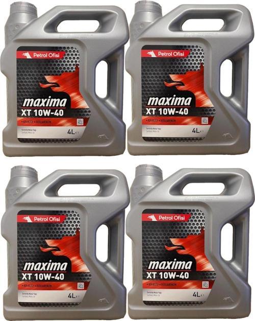 Xt 10W-40 Sentetik Motor Yağı 4 X 4 Litre