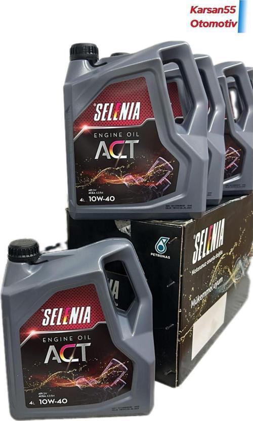 Selenia 10W-40 Motor Yağı 4 Litre 5 Adet