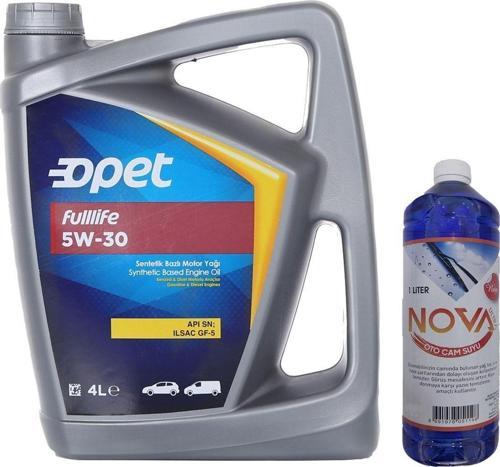 Fullife 5W-30 Motor Yağı 4 L 1Lt Oto Cam Suyu