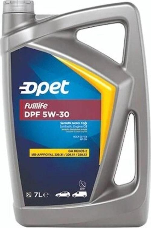 Fulllife Dpf 5W-30 Sentetik Motor Yağı 7 L