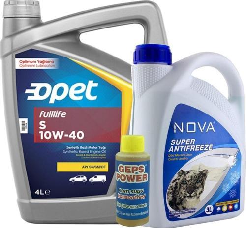 Fulllife S 10W-40 Sentetik Motor Yağı 4 L + 3 L Antifriz