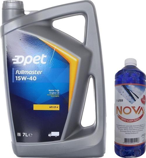Fullmaster 15W-40 Dizel Motor Yağı 7 L Apı:Cf-4 + 1 Lt Oto Cam Suyu
