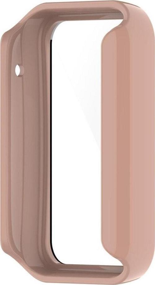 Xiaomi Mi Band 7 Pro Ile Uyumlu Sert Pc Kasa Koruma Watch 5 Ile Uyumlu Gard Çerçeve Rosegold