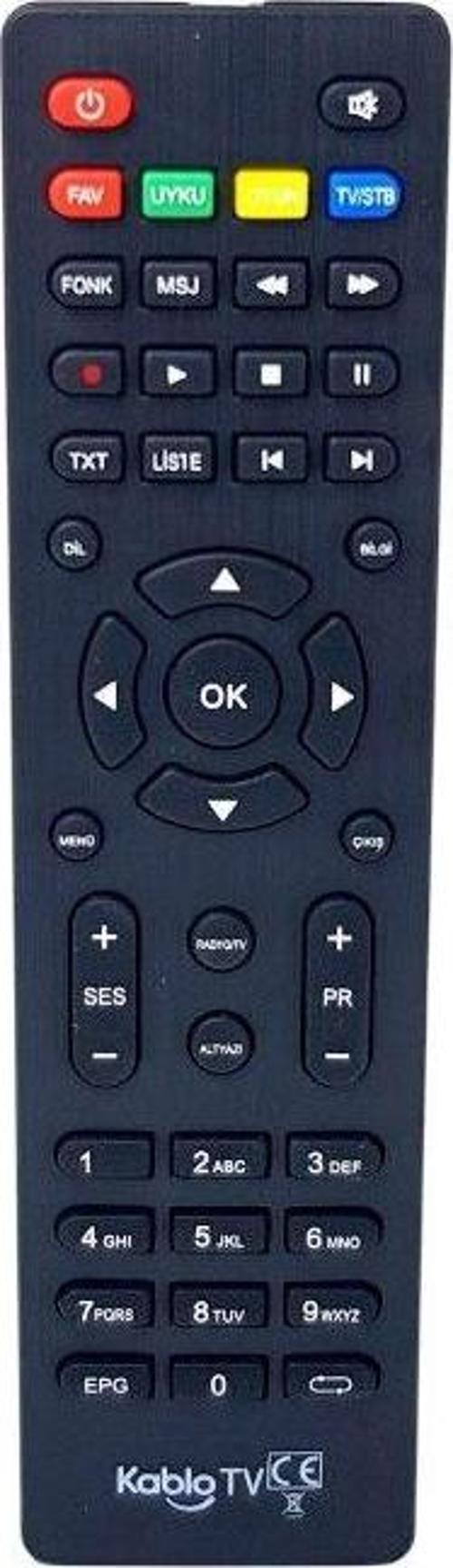 HD KabloTV Teledünya Orjinal Logolu Kumanda