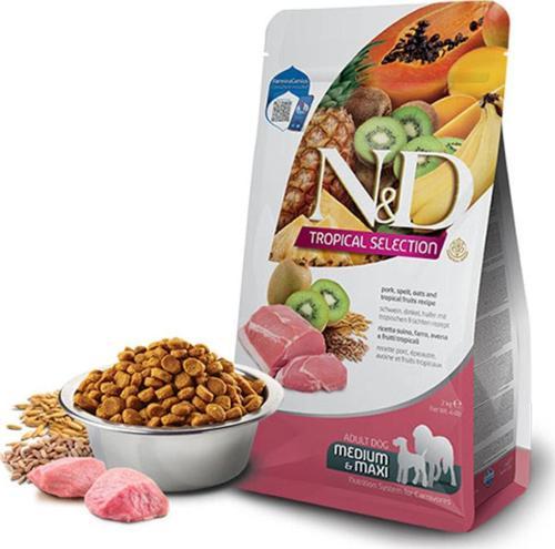 Tropical Selection Yaban Domuzlu Tropikal Meyveli Orta ve Büyük Irk Yetişkin Köpek Maması 2 kg