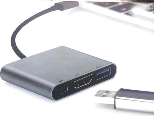 Type-c To 4k Hdmı + Usb 3.0 + Usb Dönüştürücü