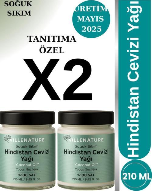 Hindistan Cevizi Yağı 210Ml X2
