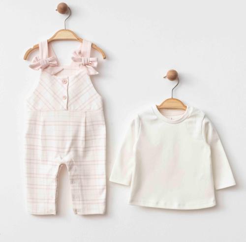 KURDELELİ SALOPET TAKIM Pembe