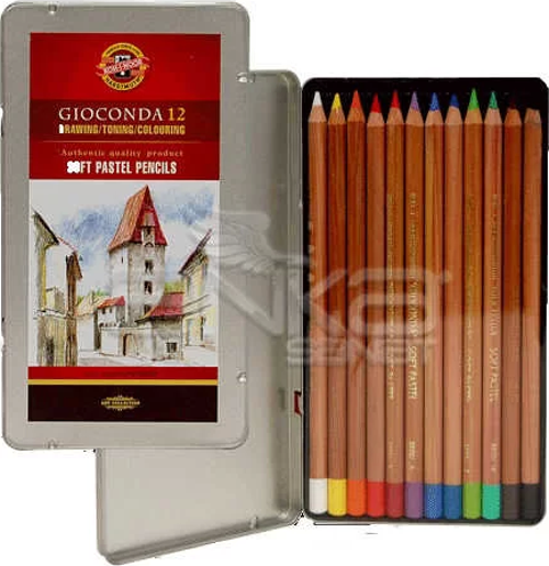 Gioconda 12 Renk Pastel Kalem Seti