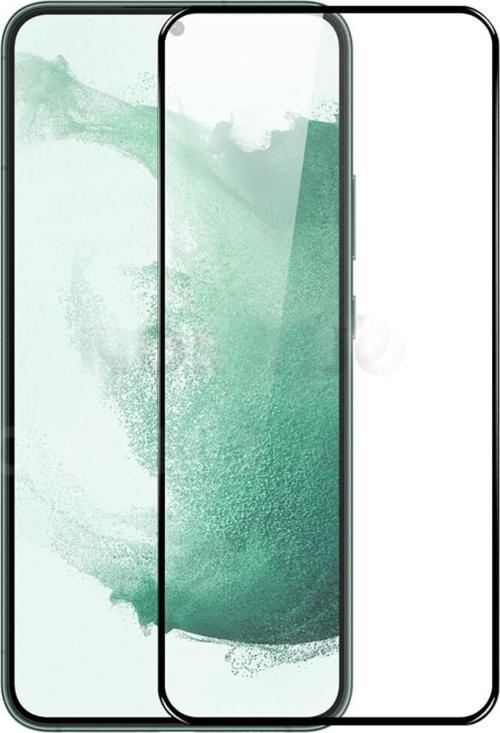 Samsung Galaxy S23 Plus Uyumlu Tam Kapatan 5d Ekran Koruyucu Temperli Cam Siyah