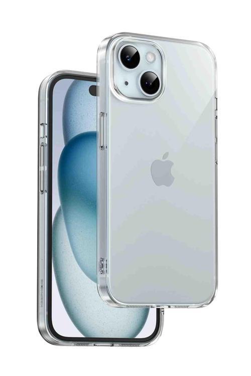 iPhone 15 Pro Uyumlu Crystal Şeffaf Slim Kılıf