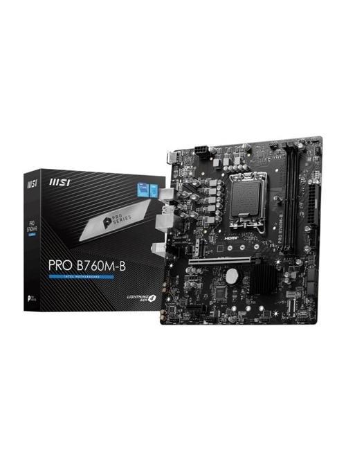 Pro B760M-B DDR4 4800Mhz (OC) M.2 1700p mATX Anakart