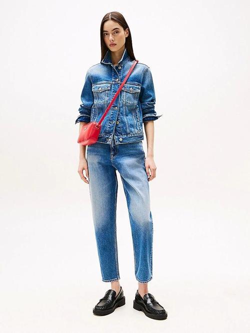 MOM JEAN UH TPR TAB BI0134 Kadın  Jeans DW0DW205781A5
