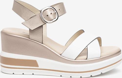 Kadın Sandalet E218737D NeroGiardini TIGRI BIANCO ETOILE SATURN POLI.PEROSA 42695 BI