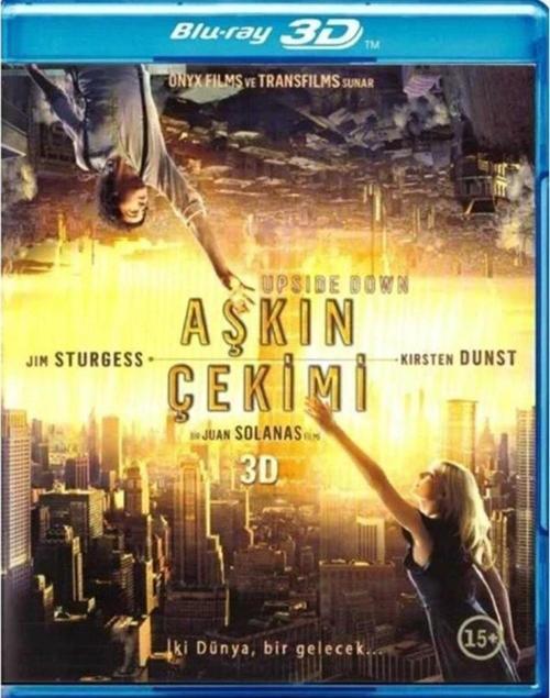 Aşkın Çekimi 3D - Upside Down 3D ( Türkçe Dublaj ) ( Ambalajında - Sıfır ) 3D Blu-Ray Disc