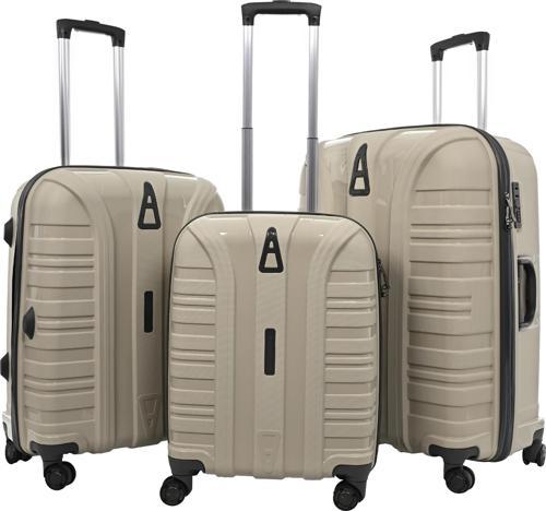 7001 POLİPROPİLEN KIRILMAZ 3' LÜ SET VALİZ