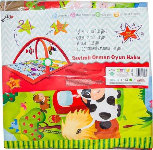 Çantalı Oyun Halısı Asya Oyuncak Bebek Aktivite Minderi Eğitici Yumuşak Rahatlatıcı Katlanabilir Taşınabilir Güvenli Kul