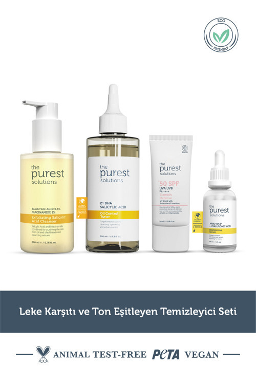 Leke Karşıtı Ve Ton Eşitleyen Temizleyici Seti