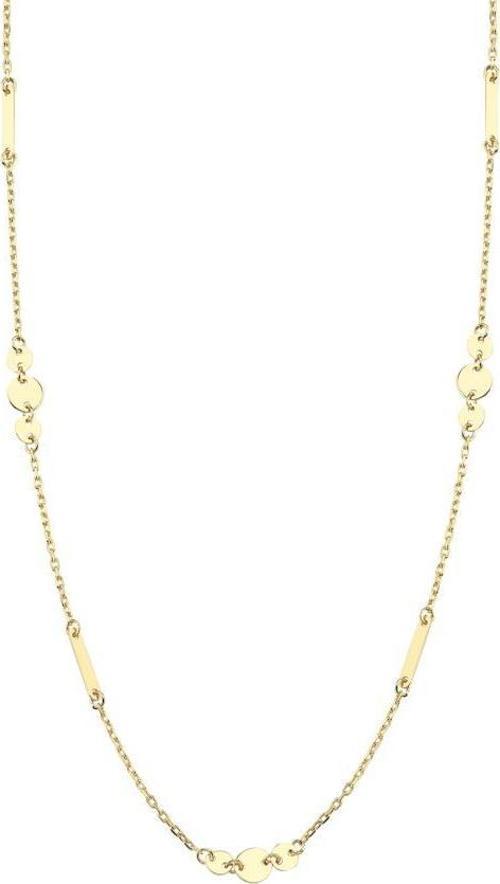 14 Ayar Minimal Tasarım Zincir Altın Kolye