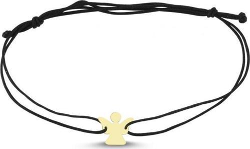 14 Ayar Melek Figürlü İpli Altın Bileklik