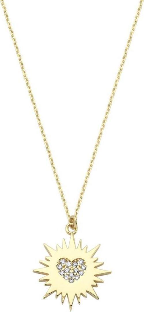 14 Ayar Amore Tasarım Altın Kolye