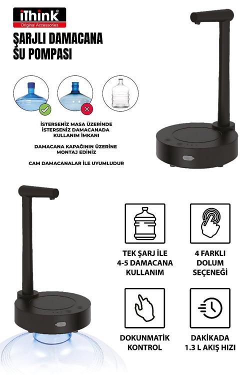 ITHINK ŞARJLI STANDTLI DAMACANA SU POMPASI WP-500