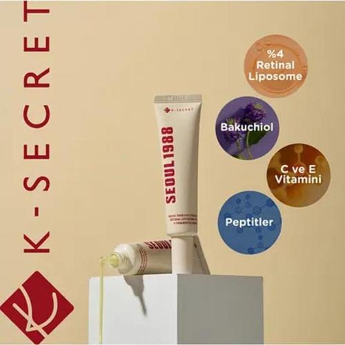 Eye Cream Retinal Liposome 4%+fermented Bean 30ml - Yaşlanma Karşıtı Göz Kremi