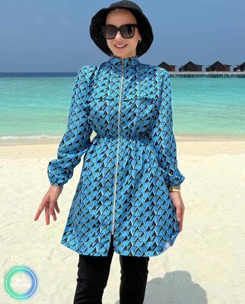 Valen Tesettür Mayo - Mavi