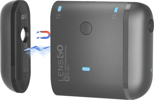 318C Kablosuz Tekli Siyah Yaka Mikrofonu