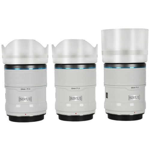 Sniper f/1.2 Autofocus 3-Lens Kit (Fujifilm X, White)