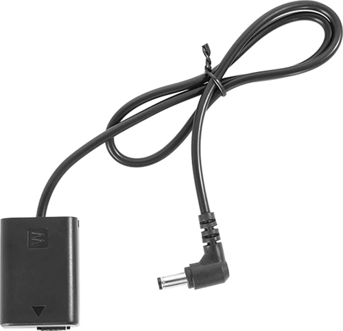 2921 DC5521 - NP-FW50 Dummy Batarya Şarj Kablosu