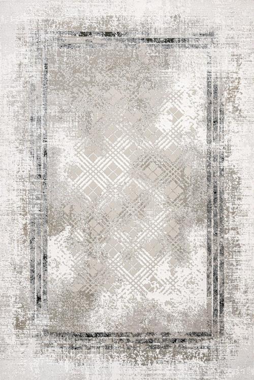 Gri Geometrik Etnik Modern Desenli Pamuk Makinada Yıkanabilir Hav Toz Vermez Leke Tutmayan Kaymaz Taban Dijital Makine Baskı Salon Yolluk Mutfak Halı