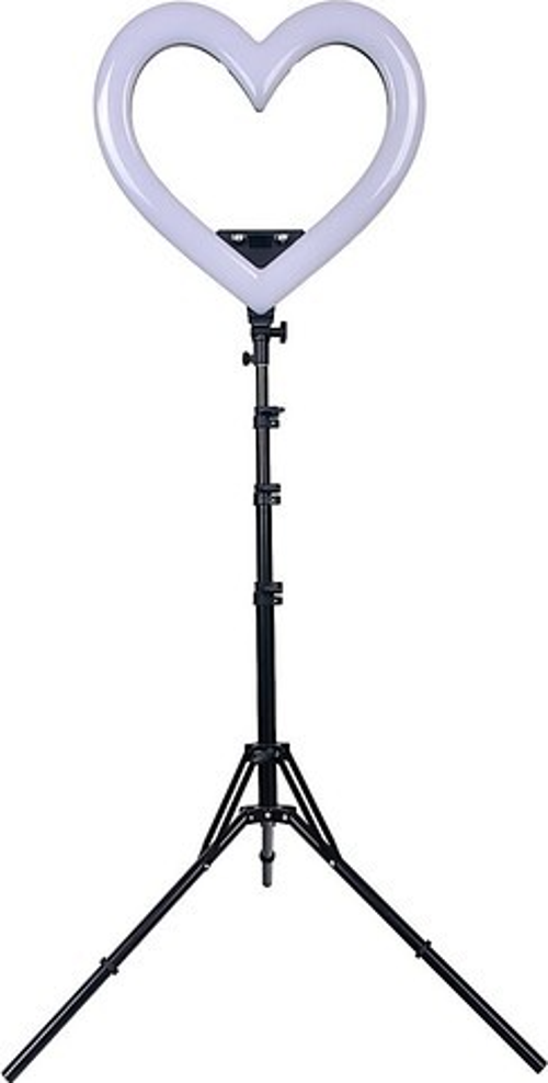 Kalpli 18'' 9 Renkli Ring Light - Tiktok - Youtube - Kuaför - Makyaj - (Işık Ayağı Hediyeli)