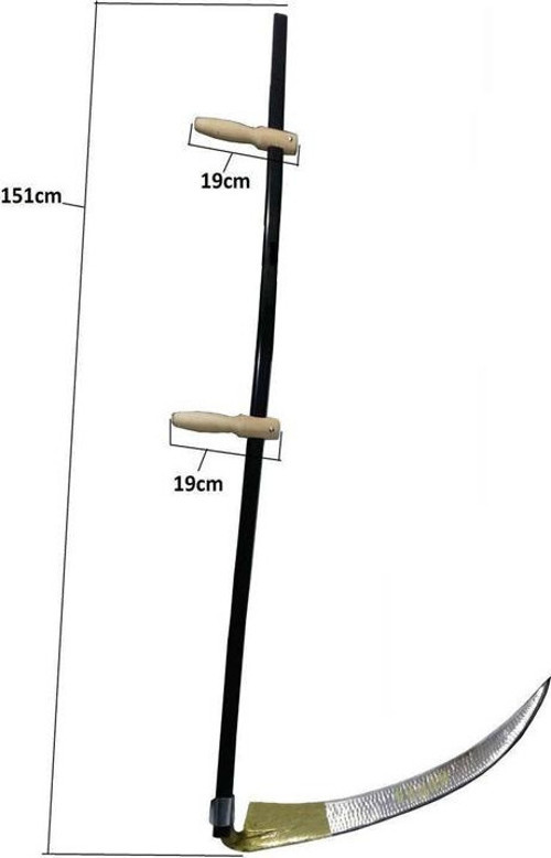 Günaş Komple Tırpan - Metal Saplı 6 Parça Set - Ahşap Elcik 65 cm