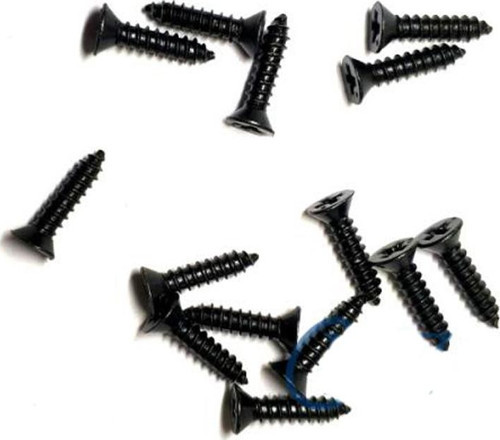 Klips, Menteşe, Ayak, Ağaç, Sunta Vidası 2,2x6,5mm - Siyah 100 Adet