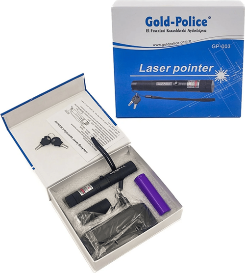 Şarjlı Yeşil Lazer Işık GP-003