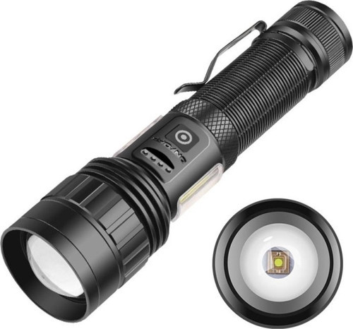 PeakStar Ps-6153 10000 Lümen Zoomlu Mıknatıslı TG Cob Led Powerbank Özellikli Profesyonel El Feneri