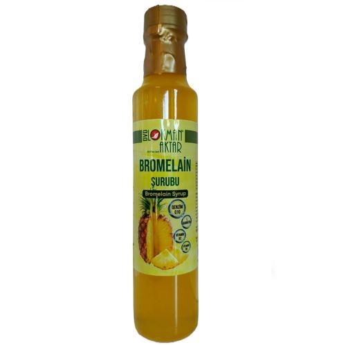 Bromelain Şurubu, Katkısız, Doğal, 250ml 1 Adet, DVD Lokman Aktar