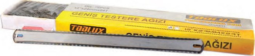 Toolux Geniş Demir Testere Ağzı Çift Taraflı - 12 Adet