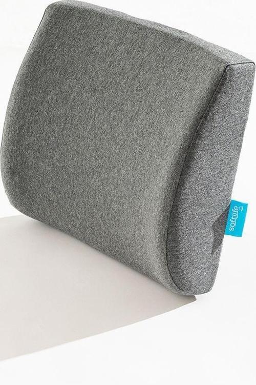 Ortopedik Sünger Bel Yastığı Ofis Araba Koltuk Yastığı Bel Destek Minderi 35X34X12 Cm