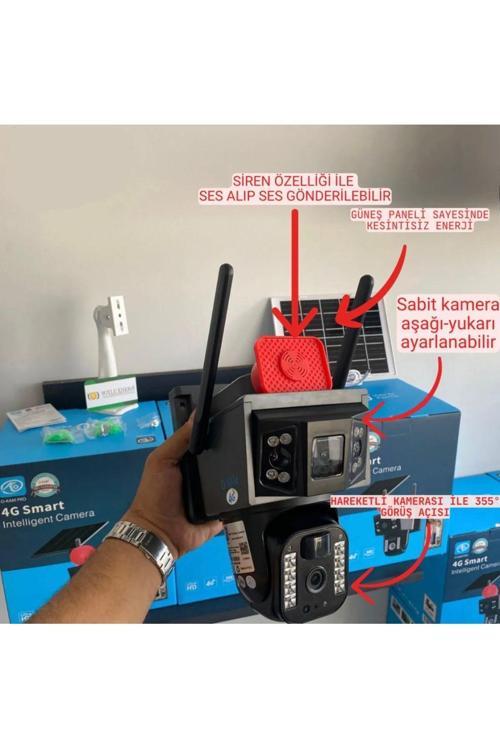 Okam 3916 Dönerli Güneş Panelli Simkartli Kamera