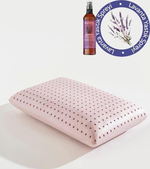 Aroma Terapi Lavanta Visco Yastık Ve Yastık Spreyi 60X40X15Cm