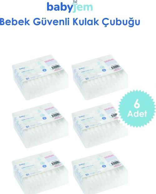 906 Bebek Kulak & Burun Çubuğu 60 Adet/ 6'lı