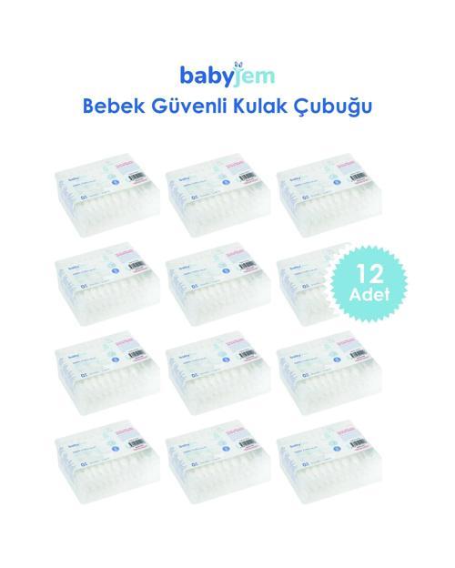 907 Bebek Kulak & Burun Çubuğu 60 Adet/ 12'li