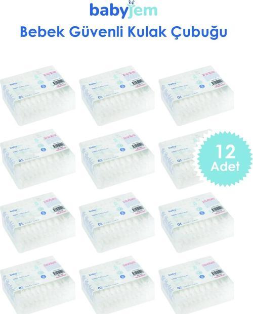907 Bebek Kulak & Burun Çubuğu 60 Adet/ 12'li